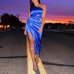 Blue maxi dress